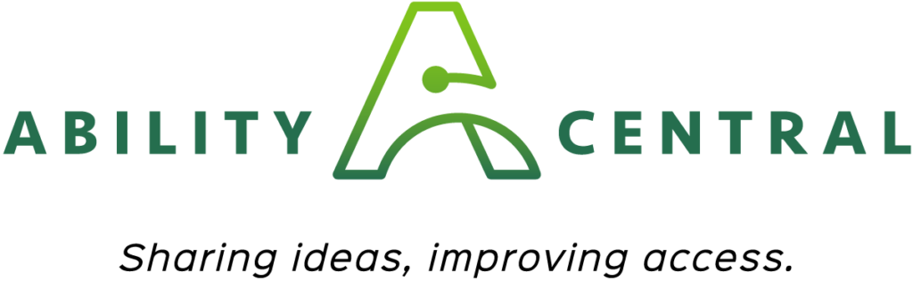 The Ability Central logo in green