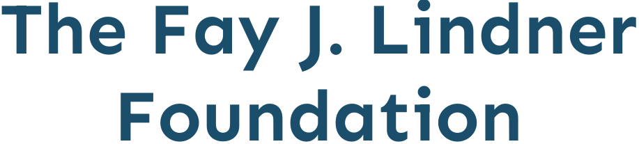 The Fay J. Lindner Foundation logo in blue